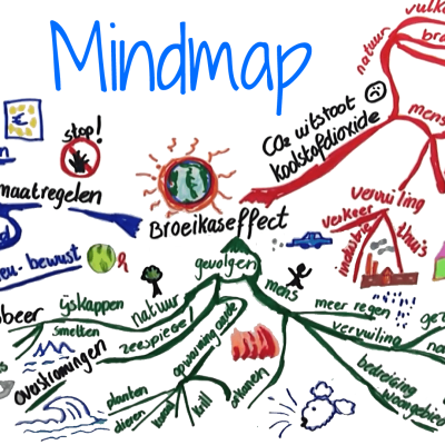 voorbeeld van mindmappen