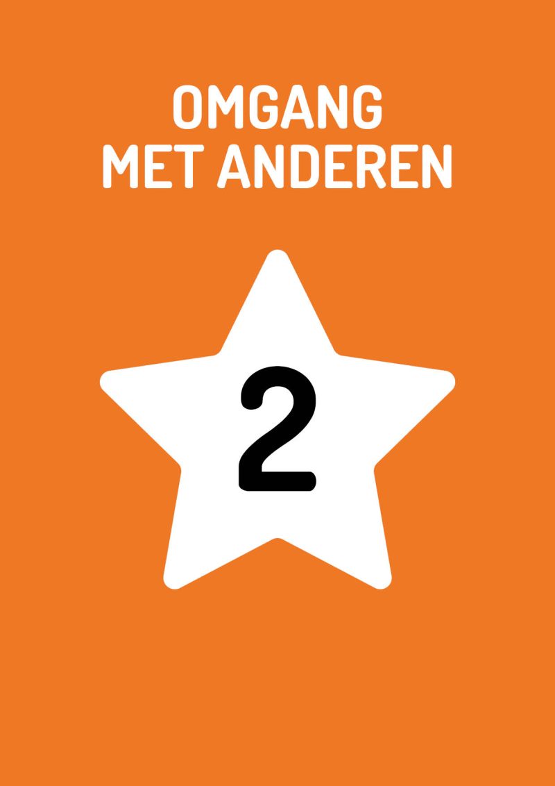 STARS gedragsverwachtingen oranje A6 voorkant
